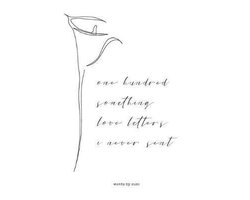 One Hundred Something Love Letters I Never Sent