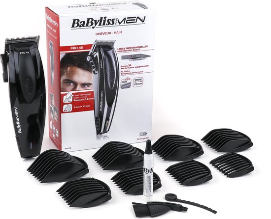 BaByliss Pro 45 Hair Clipper Noir | bol.com