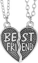 Fako Bijoux® - Vriendschapsketting - BFF Ketting - Harten - Best Friend