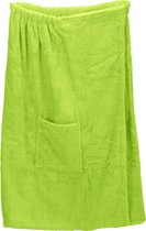 ARTG® Towelzz - Sauna Kilt - Dames - met Klittenband  - Lime Green ( borstomvang tot 150 cm)