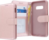 Samsung Galaxy S10e Bookcase hoesje - CaseBoutique - Effen Rose goud - Kunstleer