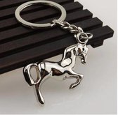 Paard Sleutelhanger - Cadeau - Paardrijden - Zilver