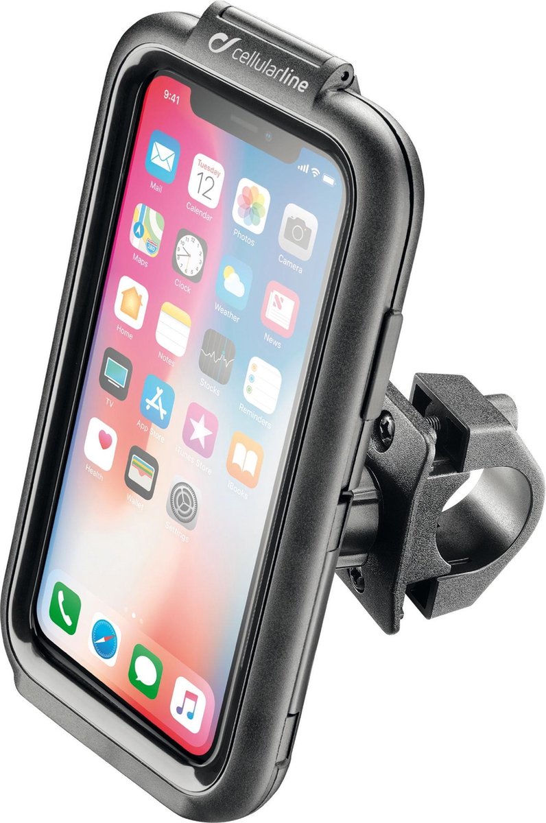 Goed doen verkeer Uitdrukking Interphone iCase iPhone X Houder voor Motorfiets stuur | bol.com