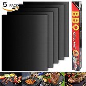 5 stuks BBQ Teflon Matjes - Oven Matjes - Bakmatten - Matjes - Teflon - BBQ Matjes - Teflon - Ovenbeschermers - Oven Beschermer