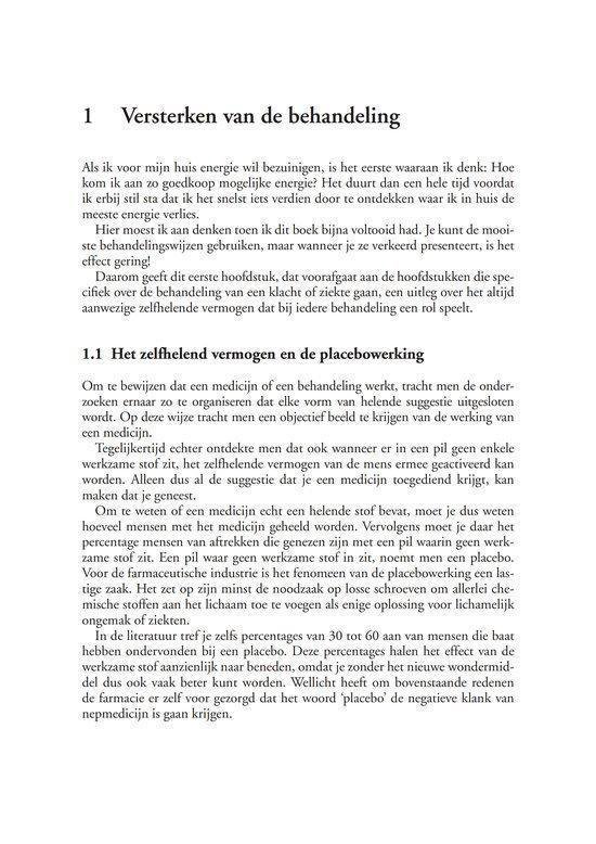 Pagina met tekst over medische hypnotherapie en zelfhelend vermogen, zonder afbeeldingen.