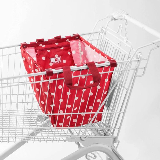 Reisenthel Easyshoppingbag - Boodschappentas voor winkelwagen - Polyester -  ruby dots | bol.com