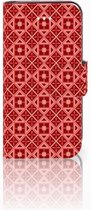 Flipcase iPhone SE Batik Red