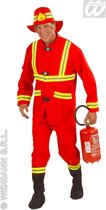 Brandweer Kostuum | Stoere Brandweerman, Fiberoptic Kostuum | Small | Carnaval kostuum | Verkleedkleding