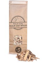 Smokey Olive Wood - Houtsnippers – 0,5L - Steeneik - Chips ø 0,5cm- 1cm