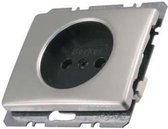 Berker Arsys Inbouw Contactdoos 1-Voudig RVS