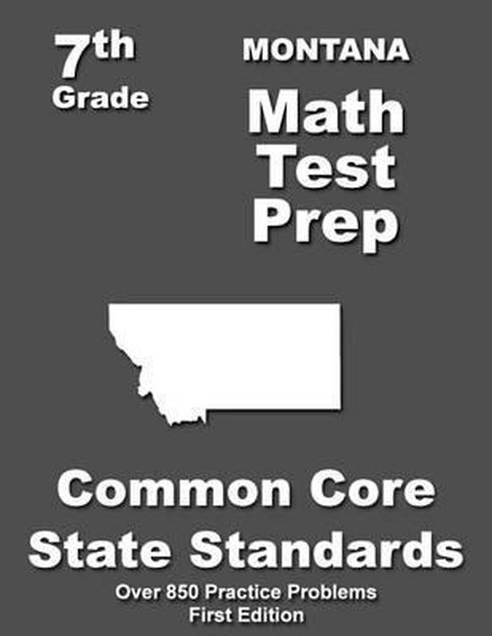 Montana 7th Grade Math Test Prep - cover