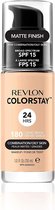 Revlon Colorstay Matte Finish Foundation - 180 Sand Beige (Combination/Oily Skin)