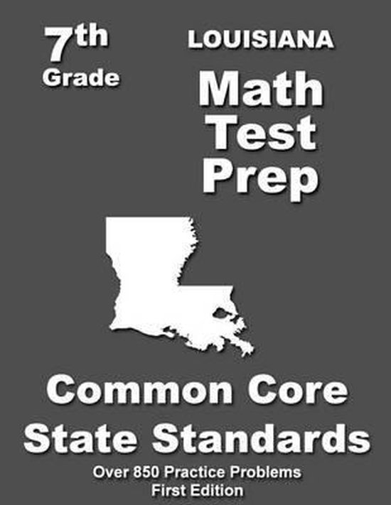 Louisiana 7th Grade Math Test Prep - cover