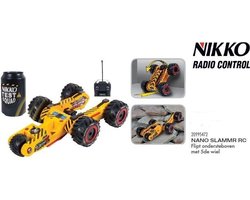 Nikko Nano SlammR - Bestuurbare auto - geel | bol.com