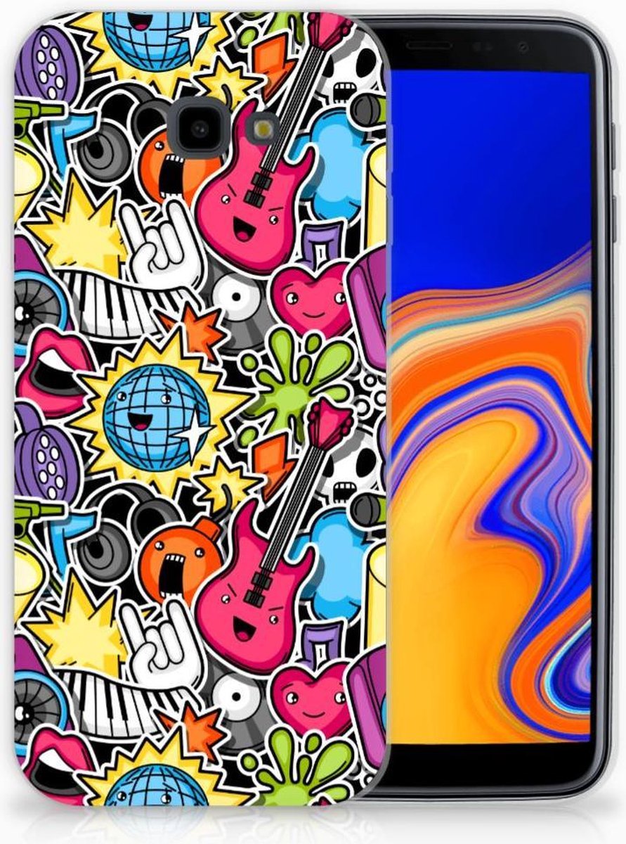 Samsung Galaxy J4 Plus (2018) Silicone Back Cover Punk Rock