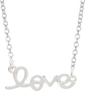24/7 Jewelry Collection Love Ketting - Liefde - Zilverkleurig