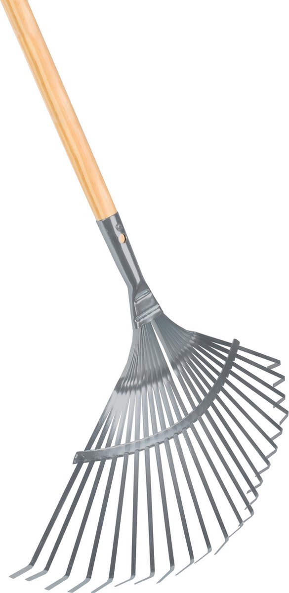 Talen Tools - Gazonhark - 22 tanden - Verzinkt - Plat - 150 cm steel van Talen Tools — afbeelding 5