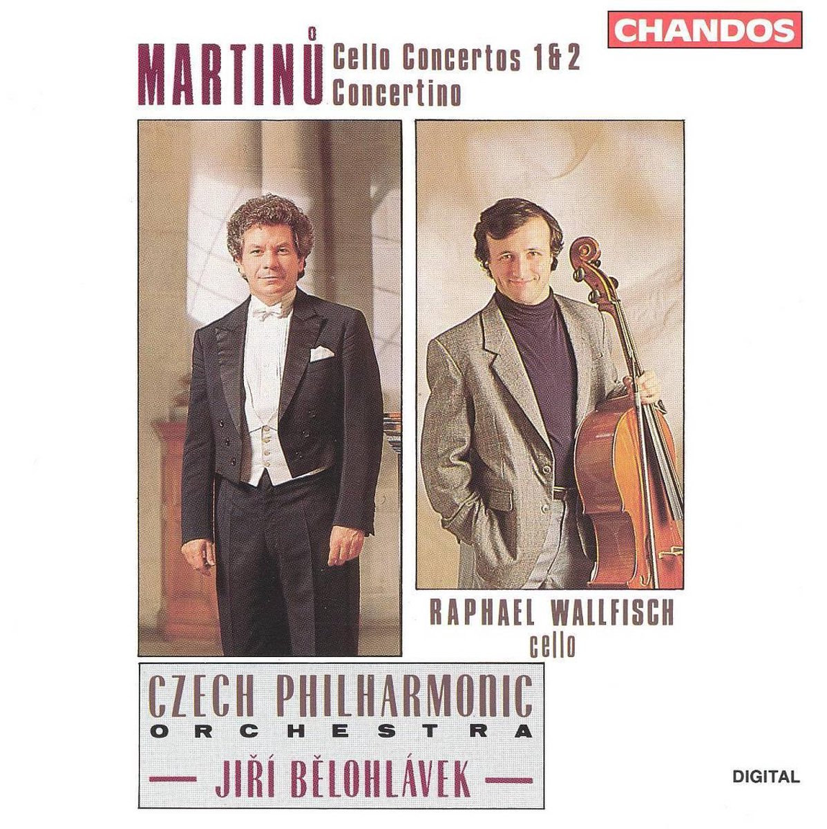 Afbeelding van product Martinu: Cello Concertos Nos. 1 & 2; Concertino  - Raphael Wallfisch