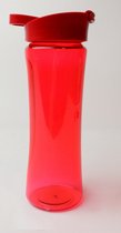 BELLUX Beker met drinktuit 600ml rood voor smoothiemaker BX3100