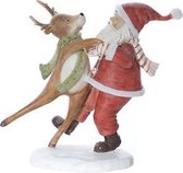 Cosy&Trendy Dancing kerstman - 19,6 x 9 x 18 cm