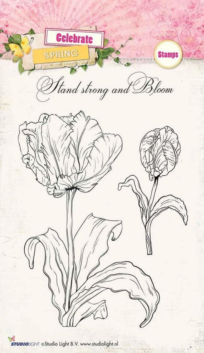 Celebrate Spring - Transparante Stempel – 10,5 x 15cm - Maak prachtige kaarten en andere creatieve projecten