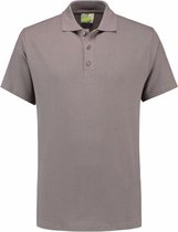 Premium poloshirt 100% katoen voor heren S licht grijs