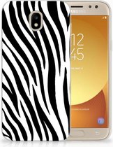 Geschikt voor Samsung Galaxy J5 2017 TPU Hoesje Design Zebra