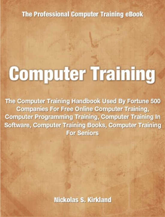 Computer Training - cover