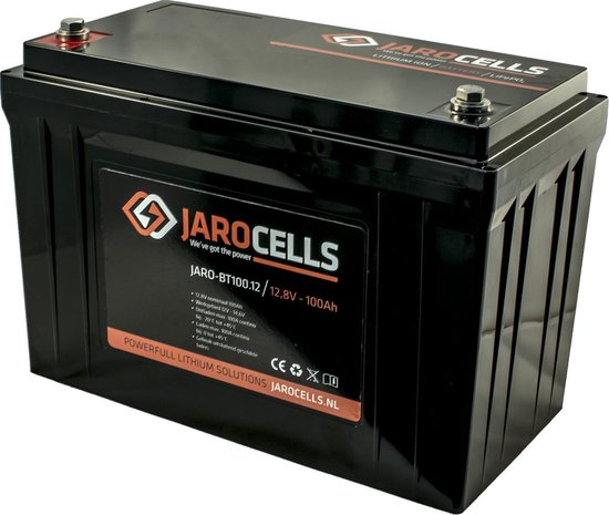 helpen omringen Verzoenen Jarocells JARO-BT100.12 12V 100A lithium Accu | bol.com