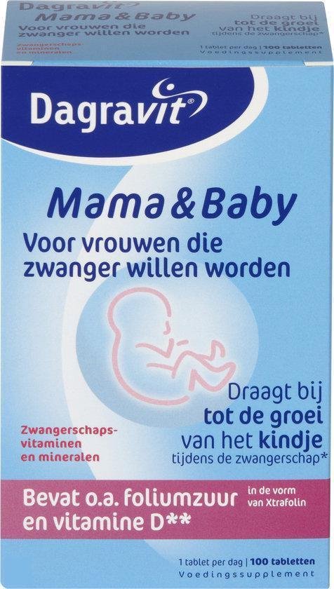 regionaal ras Ga wandelen Dagravit Mama & Baby - 100 Tabletten - Voedingstabletten | bol.com