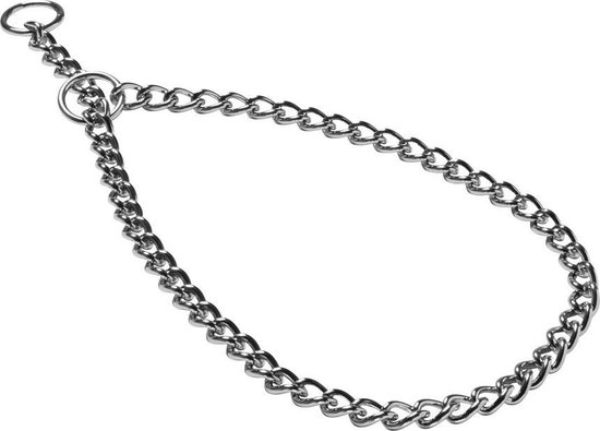 Adori Halsketting Extra Grof Chroom - Hondenhalsband - 80x0.40 cm