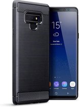 Samsung Galaxy Note 9 hoesje - CaseBoutique - Zwart (Carbon-look) - TPU
