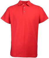 Santino Matt Polo-shirt lange mouwen - Rood - S