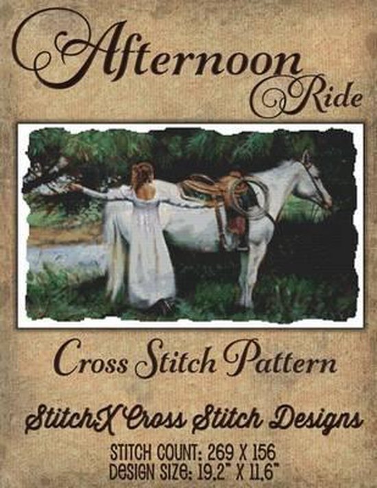 Afternoon Ride Cross Stitch Pattern, Tracy Warrington 9781508576396