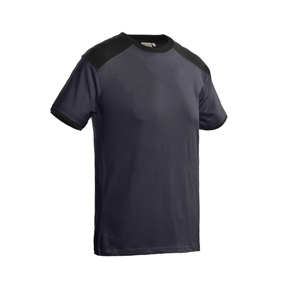 Santino Tiesto 2color T-shirt (190g/m2) - Zwart | Rood - XXXL - Santino