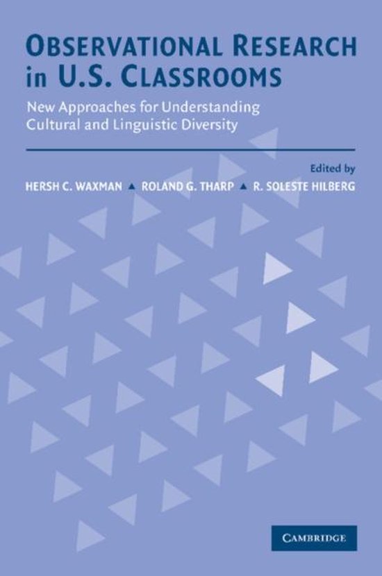 Observational Research in U.S. Classrooms - cover