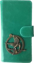 MP Case® PU leder Mystieke design Groen Hoesje voor Huawei Nova Vogel Bedel book case