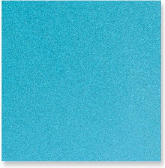 Parelmoer blauwe enveloppen 15,5x15,5 cm 100 stuks