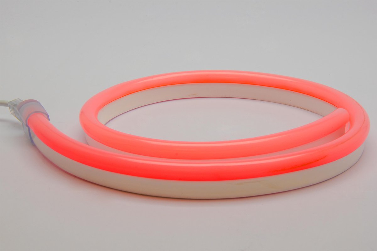 Groenovatie LED Strip / Neon Flex - 8 Watt/meter - 1 Meter - 230V - Waterdicht IP67 - Rood