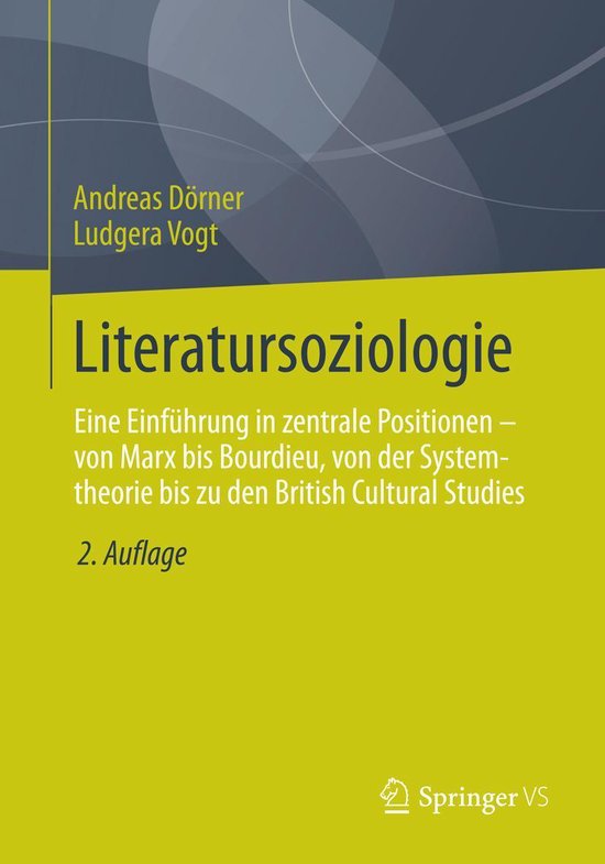 Literatursoziologie - cover