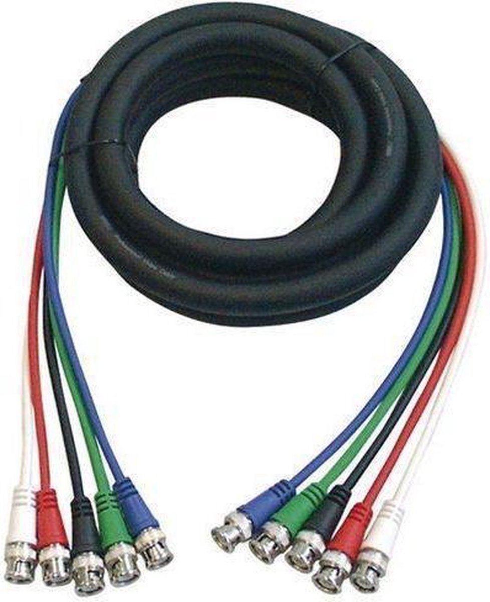 DAP Audio DAP Kabel, 5 x BNC - 5 x BNC, 6 mm, 150 cm Home entertainment - Accessoires