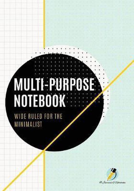 Multi-Purpose Notebook Wide Ruled for the Minimalist - cover