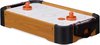 Afbeelding van het spelletje relaxdays airhockeytafel - tafelmodel airhockey tafel - met lucht - voor onderweg - bruin