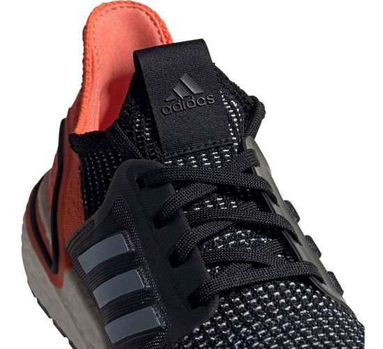 adidas UltraBoost 19 Sportschoenen - Maat 41 1/3 - Vrouwen -  zwart/oranje/blauw | bol.com