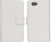 Sony Xperia Z1 Compact agenda wallet hoesje wit