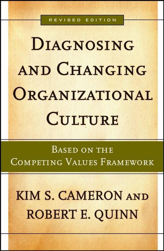 Diagnosing and Changing Organizational Culture - cover