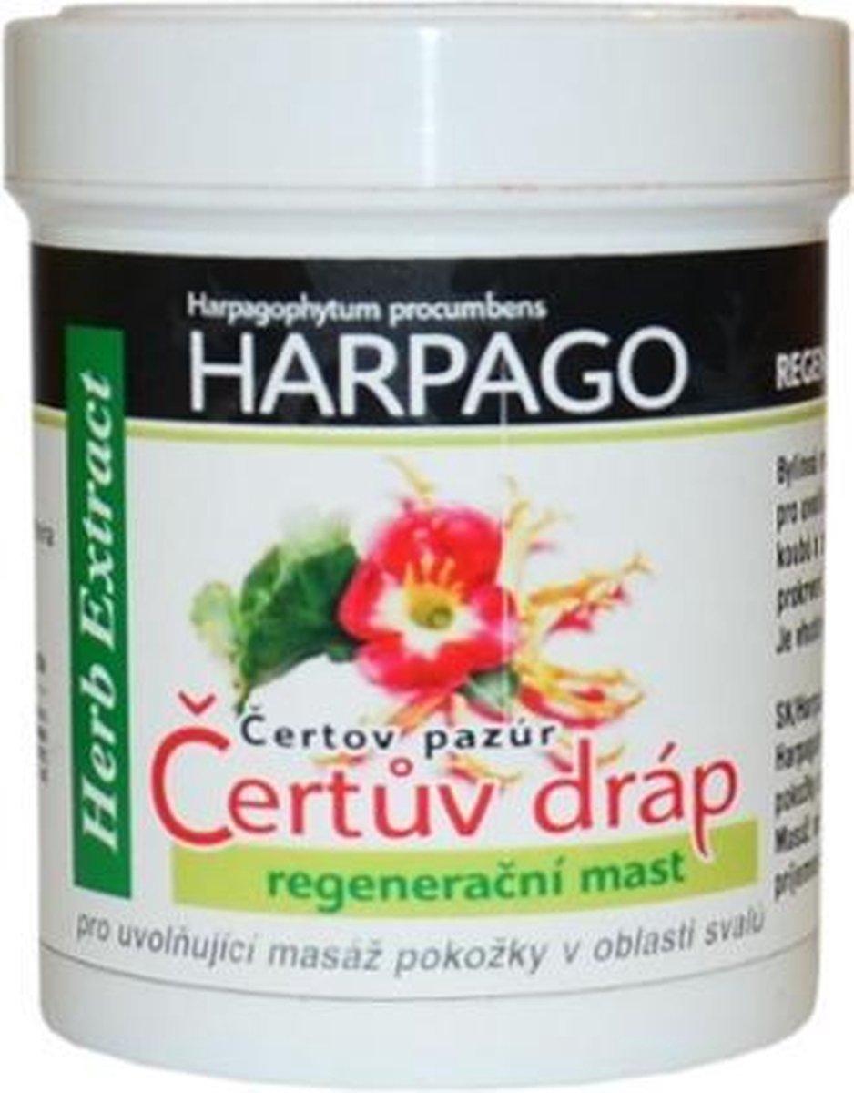 Goedkoopste HERB EXTRACT® Regeneratieve Kruidenbalsem met Duivelsklauw Extract - 125ml - De werkzame stof (harpagoside) heeft een kalmerende, ontstekingsremmende en antiseptische werking die de bloedcirculatie stimuleert.
