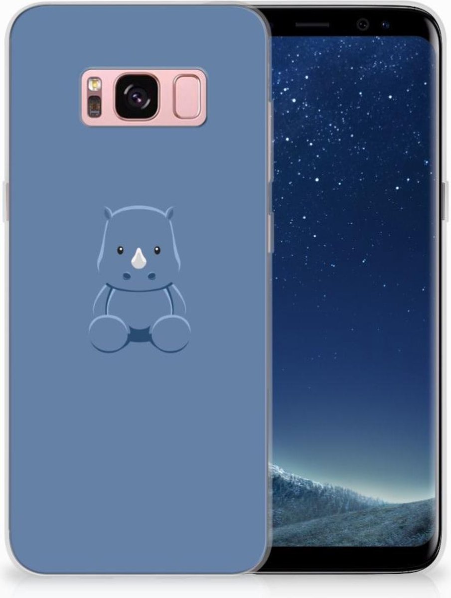 Samsung Galaxy S8 Telefoonhoesje met Naam Baby Rhino