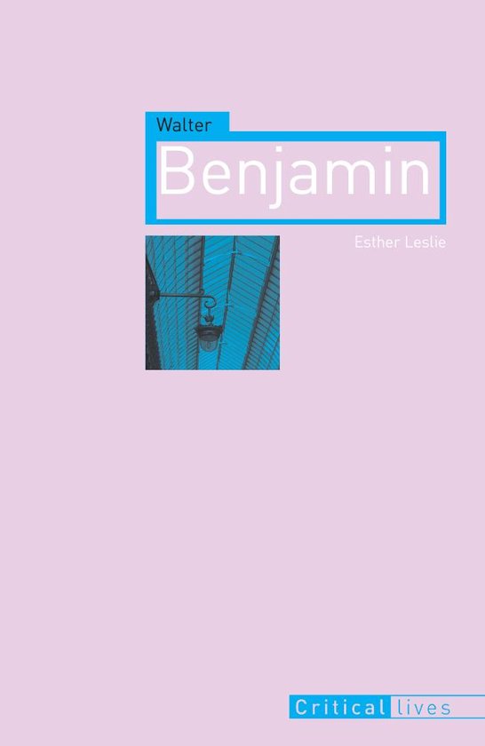Critical Lives 16 - Walter Benjamin - cover