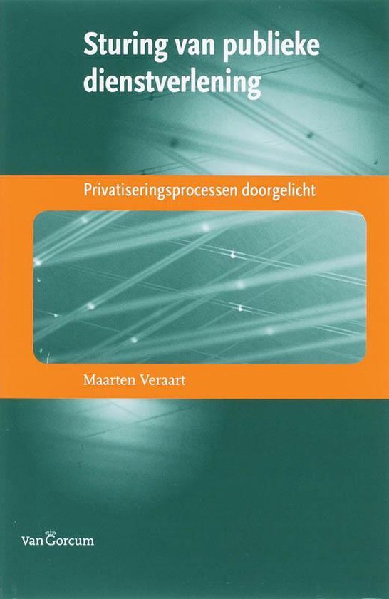 Cover van het boek 'Sturing van publieke dienstverlening / druk 1' van M. Veraart en Maarten Veraart